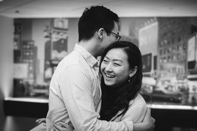 Movie Theater Proposal Photography at AMC Kips Bay