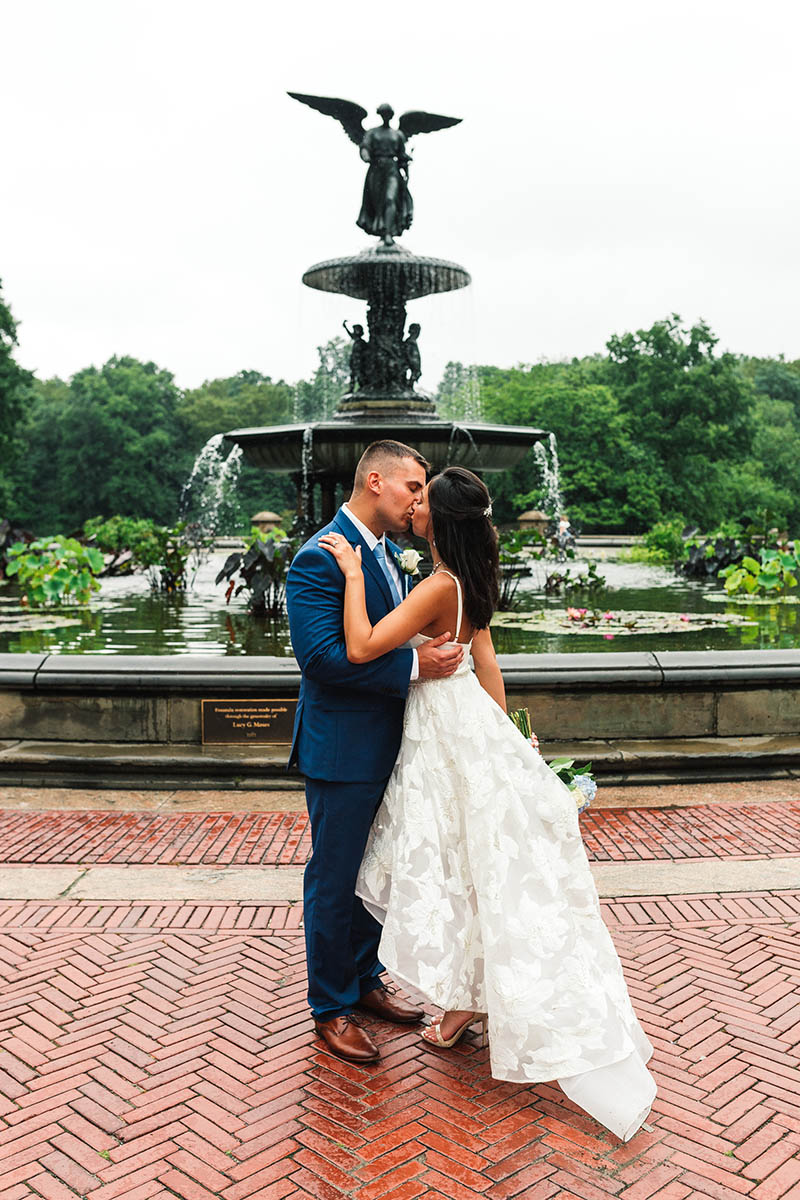 Bethesda Fountain Wedding in Central Park NYC